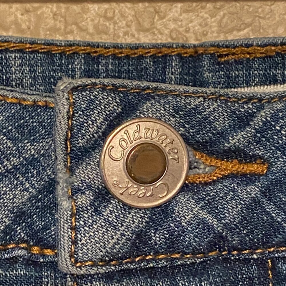 Coldwater Creek Capri Jeans Women's Size 10 Mid Rise Denim Blue Vintage - Picture 4 of 7